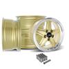 1979-93 Mustang SVE 5 Lug S89 Wheel Kit - 17x8/9  - Gold