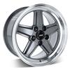 1979-93 Mustang SVE 5 Lug S89 Wheel Kit - 17x8/9  - Gunmetal