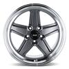 1979-93 Mustang SVE 5 Lug S89 Wheel Kit - 17x8/9  - Gunmetal