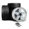 1979-93 Mustang SVE 5 Lug S89 Wheel & Nitto Tire Kit  - 17x8/9 - White
