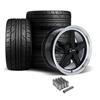 1979-93 Mustang SVE 5 Lug S89 Wheel & Nitto Tire Kit  - 17x8 - Black