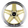 1979-93 Mustang SVE 5 Lug S89 Wheel & Nitto Tire Kit  - 17x8 - Gold