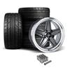 1979-93 Mustang SVE 5 Lug S89 Wheel & Nitto Tire Kit  - 17x8 - Gunmetal