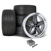 1979-93 Mustang SVE 5 Lug S89 Wheel & Sumitomo Tire Kit  - 17x8/9 - Gunmetal