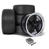 1979-93 Mustang SVE 5 Lug S89 Wheel & Sumitomo Tire Kit  - 17x8 - Black