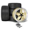 1979-93 Mustang SVE 5 Lug S89 Wheel & Sumitomo Tire Kit  - 17x8 - Gold