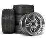 1979-93 Mustang SVE 4 Lug Anniversary Wheel & Sumitomo Tire Kit  - 17x9/10 - Anthracite
