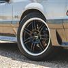 1979-93 Mustang SVE 4 Lug Anniversary Wheel & Nitto Tire Kit  - 17x9/10 - Black W/ Machined Lip
