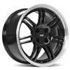 1979-93 Mustang SVE 4 Lug Anniversary Wheel & Sumitomo Tire Kit  - 17x9 - Black W/ Machined Lip