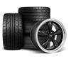Mustang SVE Bullitt Wheel & Tire Kit - Drag Radial - Black - 17x9/10.5 | 94-04