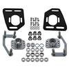 1990-93 Mustang SVE Caster Camber Plates  - Black