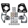 1990-93 Mustang SVE Caster Camber Plates  - Black