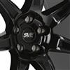 2020-2022 Mustang SVE CFX Forged Wheel & Michelin Cup 2 Tire Kit - 20x11/11.5 - Black - GT500