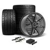 2024-26 Mustang SVE CFX Wheel & Nitto Tire Kit - 20x10/11  - Gloss Graphite