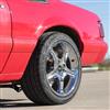 1979-93 Mustang SVE 4 Lug Cobra R Wheel & Tire Kit - 17x8  - Chrome - NT555 G2 Tires