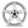 1994-04 Mustang SVE 95 Cobra R Wheel & M/T Tire Kit  - 17x9/10.5 - Silver