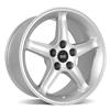 1994-04 Mustang SVE 95 Cobra R Wheel & M/T Tire Kit  - 17x9/10.5 - Silver
