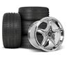 1979-93 Mustang SVE 4 Lug Cobra R Wheel & Sumitomo Tire Kit  - 17x9 - Chrome