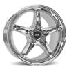 1994-04 Mustang SVE 95 Cobra R Wheel & Nitto Tire Kit  - 17x9/10.5 - Chrome
