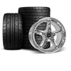 1994-04 Mustang SVE 95 Cobra R Wheel & Nitto Tire Kit  - 17x9/10.5 - Chrome