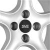 1979-93 Mustang SVE 4 Lug Cobra R Wheel & Nitto Tire Kit - 17x8/10 - Silver