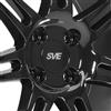 1979-93 Mustang SVE 4 Lug Anniversary Wheel - 17x10 Deep Dish   - Black W/ Machined Lip