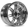 1979-93 Mustang SVE 4 Lug Deep Dish Anniversary Wheel - 17x10  - Chrome