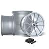 2015-25 Mustang SVE DHP1 Forged Wheel Kit - 19x10.5/11  - Silver Mach 1/Dark Horse