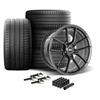 2024-26 Mustang SVE DHP1 Forged Wheel & Michelin Sport 4S Tire Kit  - 19x10.5/11 - Graphite Dark Horse
