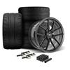 2015-23 Mustang SVE DHP1 Forged Wheel & Nitto NT05 Tire Kit - 19x10/11  - Graphite