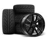 1994-04 Mustang SVE DHP1 Wheel & Kenda Tire Kit - 18x9/10  - Gloss Black