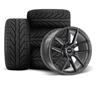 1994-04 Mustang SVE DHP1 Wheel & Kenda Tire Kit - 18x9/10  - Gloss Graphite