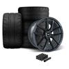 2005-14 Mustang SVE DHP1 Wheel & Nitto NT05 Tire Kit - 19x10/11  - Titanium Graphite