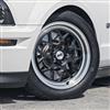 2005-14 Mustang SVE Drag Comp Wheel & Tire Kit - 17x4.5 & 15x10  - Gloss Black - M/T Tires