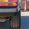 1979-93 Mustang SVE 4 Lug Drag Comp Wheel & Tire Kit - 17x4.5 & 15x10  - Gloss Black - M/T Tires