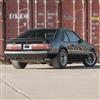 1979-93 Mustang SVE 4 Lug Drag Comp Wheel & Tire Kit - 17x4.5 & 15x10  - Gloss Black - M/T Tires