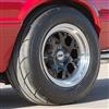1979-93 Mustang SVE 4 Lug Drag Comp Wheel & Tire Kit - 17x4.5 & 15x10  - Gloss Black - M/T Tires