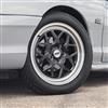 1994-04 Mustang SVE Drag Comp Wheel & Tire Kit - 17x4.5 & 15x10  - Gloss Black - M/T Tires