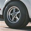 2005-14 Mustang SVE Drag "Classic" Wheel - 15x10  - Dark Stainless