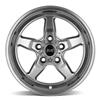 2005-10 Mustang SVE Drag "Classic" Wheel Kit - 15x3.75 / 15x10  - Dark Stainless