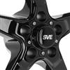 2005-10 Mustang SVE Drag "Classic" Wheel Kit - 15x3.75 / 15x10  - Gloss Black