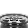 2005-10 Mustang SVE Drag "Classic" Wheel & Tire Kit  - 15x3.75 /10 - Dark Stainless 