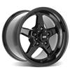 2005-10 Mustang SVE Drag "Classic" Wheel & Tire Kit  - 15x3.75 /10 - Gloss Black 