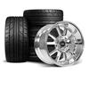 1994-04 Mustang SVE FR500 Wheel & Drag Radial Nitto Tire Kit - 17x9/10.5 - Chrome