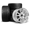 1994-04 Mustang SVE FR500 Wheel & Drag Radial Nitto Tire Kit  - 17x9/10.5 - Silver