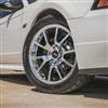 1994-04 Mustang SVE FR500 Wheel & M/T Tire Kit  - 17x9/10.5 - Chrome