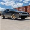 1979-1993 SVE Mustang Fox Body 4 Lug Mesh Wheel & Tire Kit - Classic Gold - 17x8 - HTR Z5 Tires