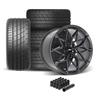 2005-2014 Mustang SVE MHP1 Wheel & Firestone Tire Kit - 19x10 - Gloss Graphite
