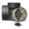 2005-14 Mustang SVE MHP1 Wheel & Firestone Tire Kit - 19x10 - Satin Bronze