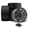 2005-2014 Mustang SVE MHP1 Wheel & Nitto Tire Kit - 19x10/11 - Gloss Graphite